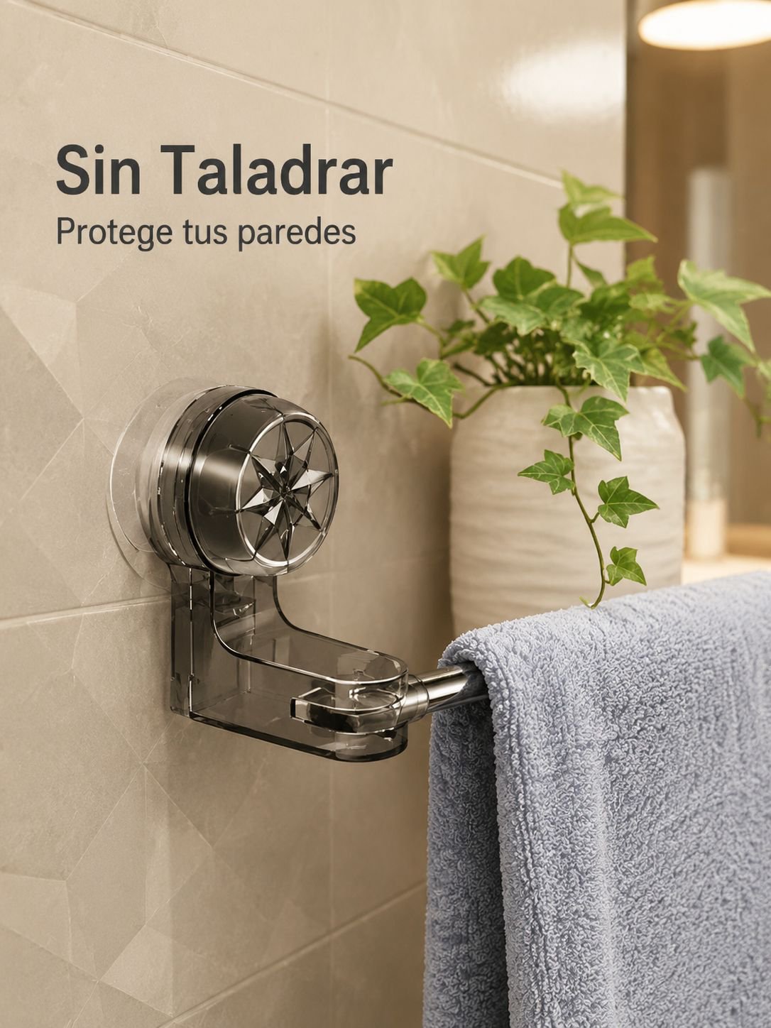 Toallero de acero inoxidable