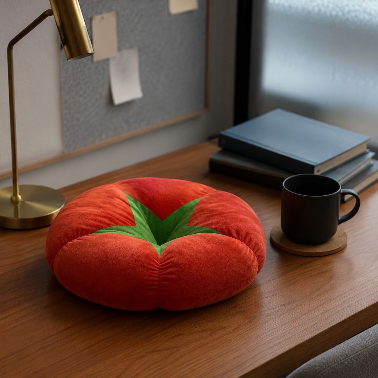 Cute Tomato Pillow for Bed and Sofa Dual-use Cushion