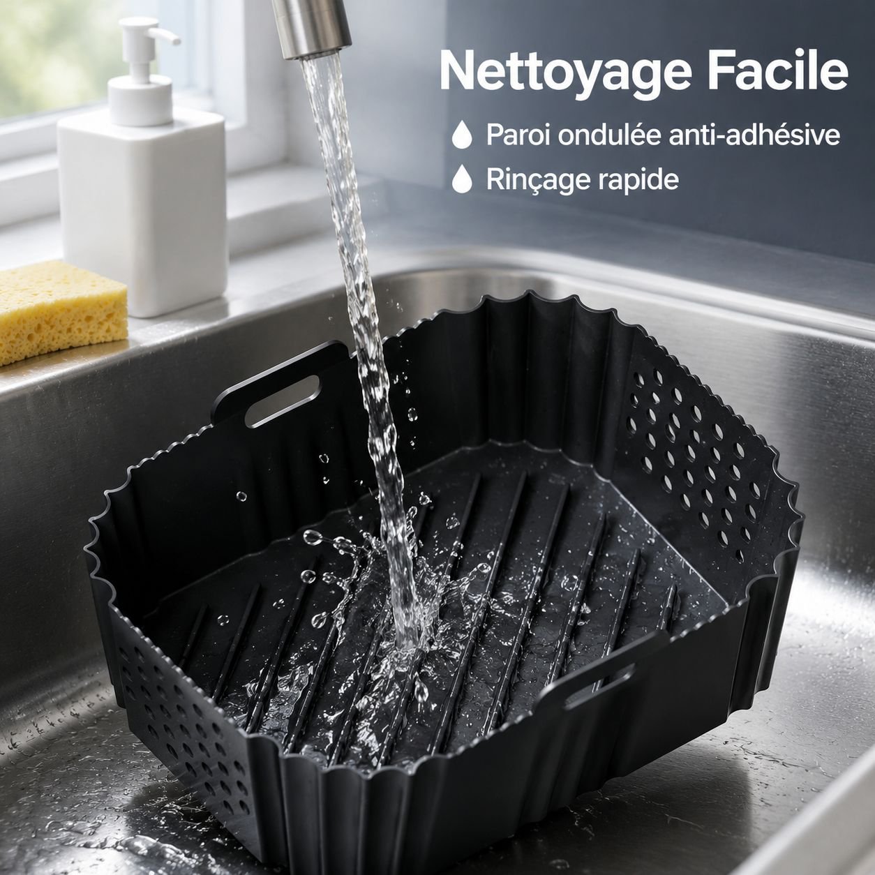 Plat de cuisson en silicone pour friteuse JMY-Air