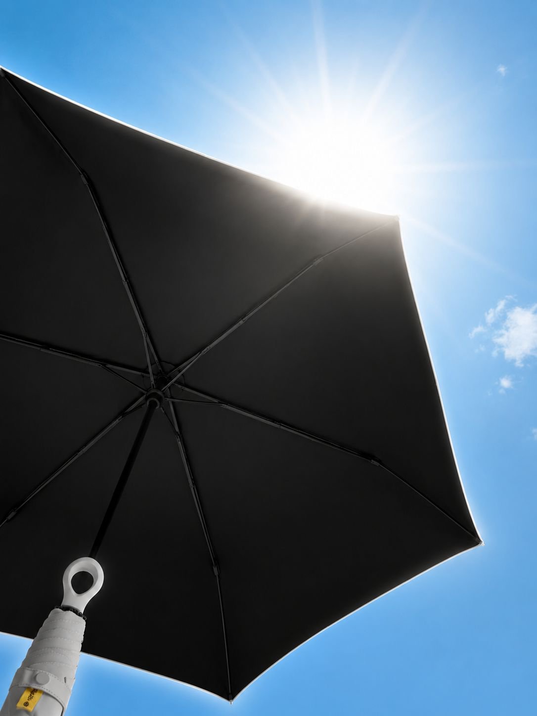 Ultra-Light Folding Mini Umbrella with Finger-Ring Handle
