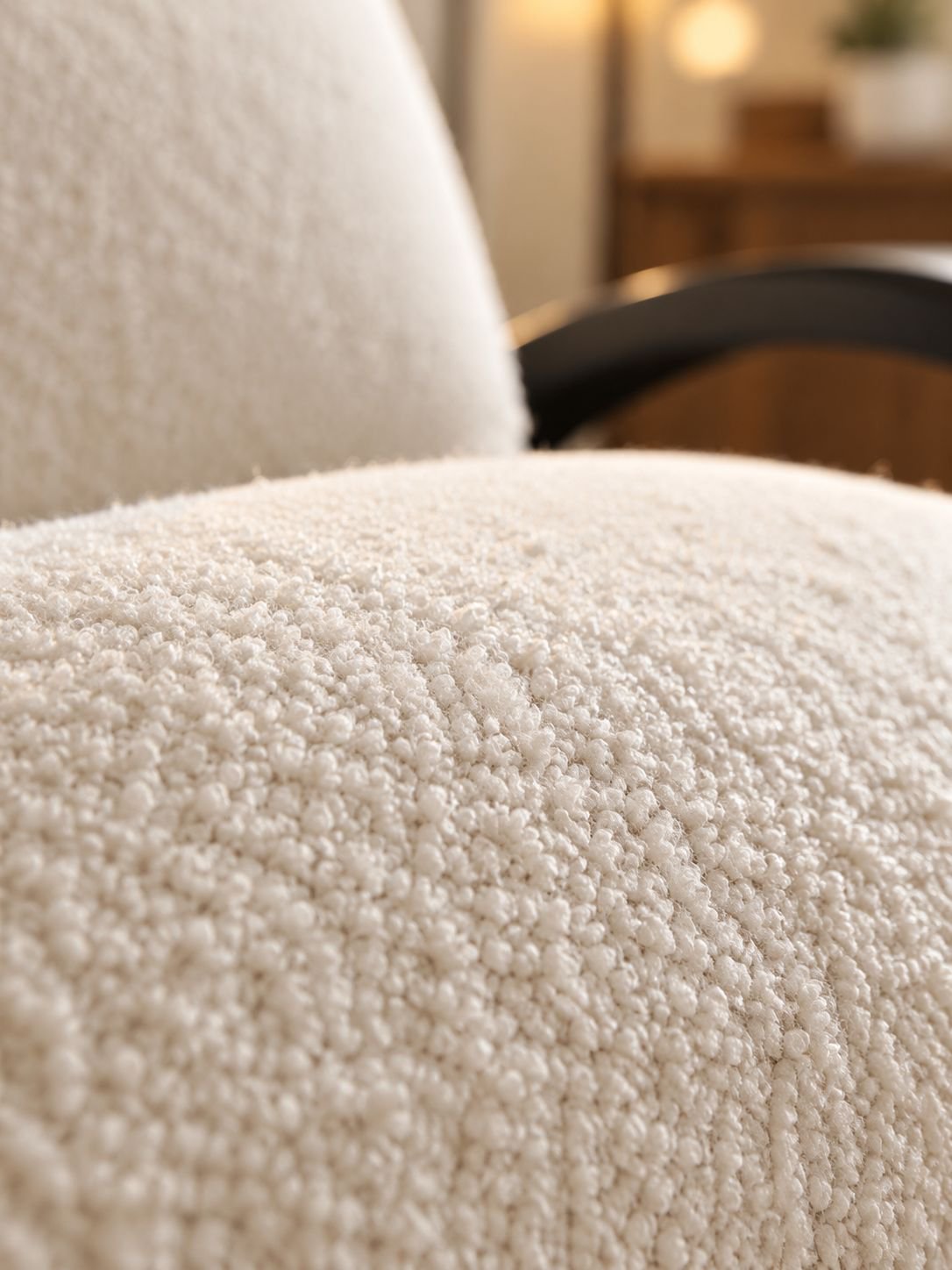 Fauteuil individuel de style wabi-sabi vintage et luxe pour la maison