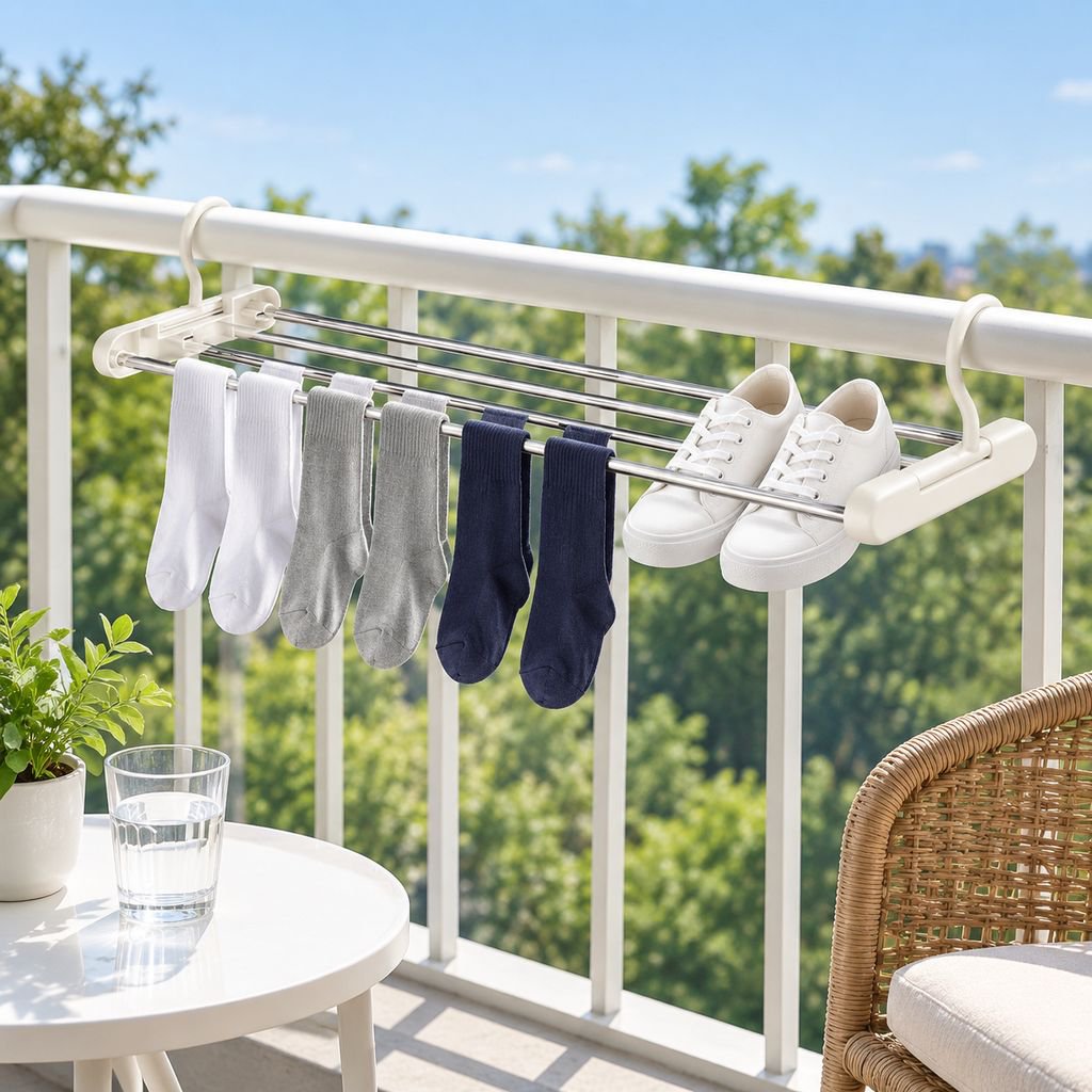 Extendable Stainless Steel Clothes Drying Rack