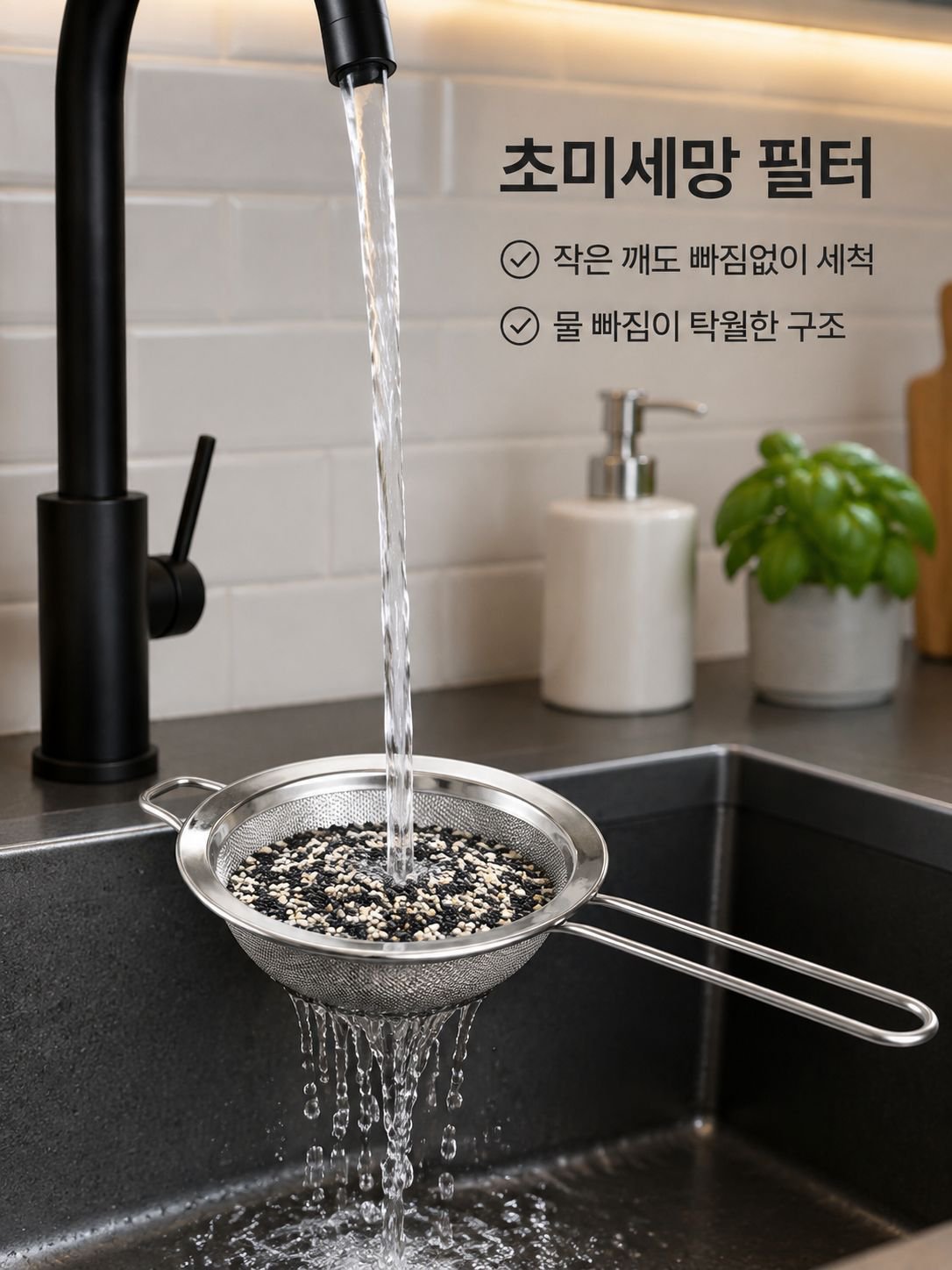 40메쉬 밀가루 체 베이킹 도구 주방 필터망