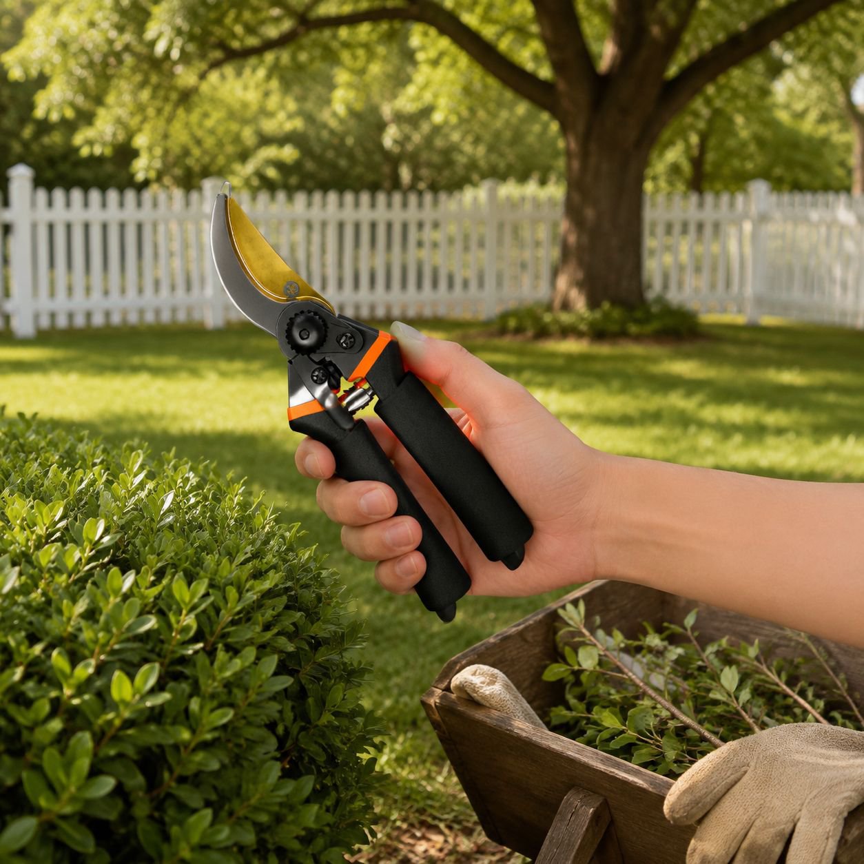 Junxia Multi-purpose Garden Shears, Heavy Branch Pruning Scissors