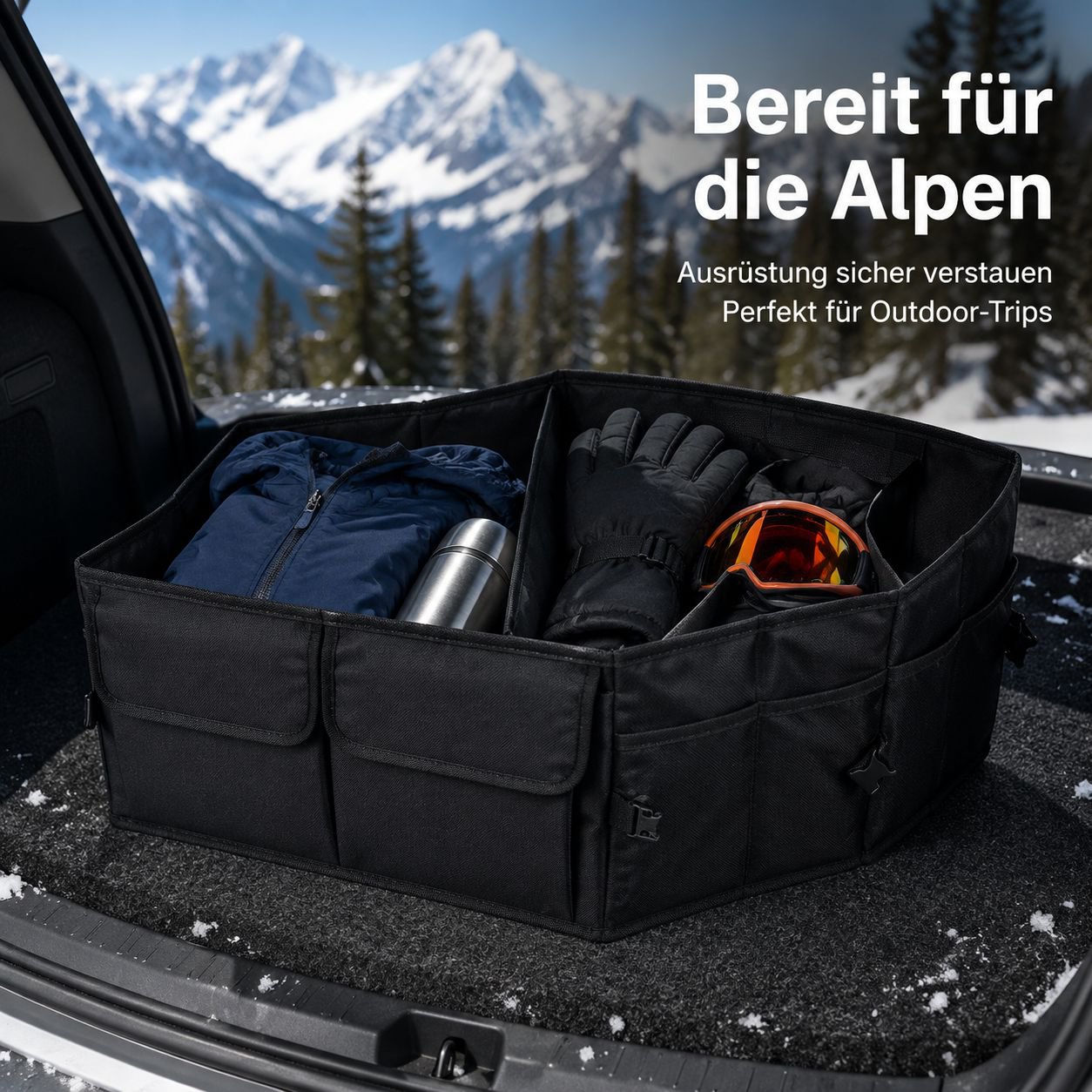 Auto-Kofferraum-Organizer aus Oxford-Stoff