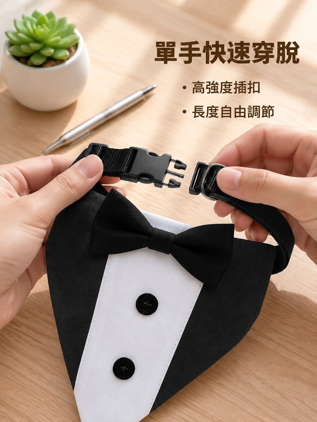 狗狗時尚領結三角巾