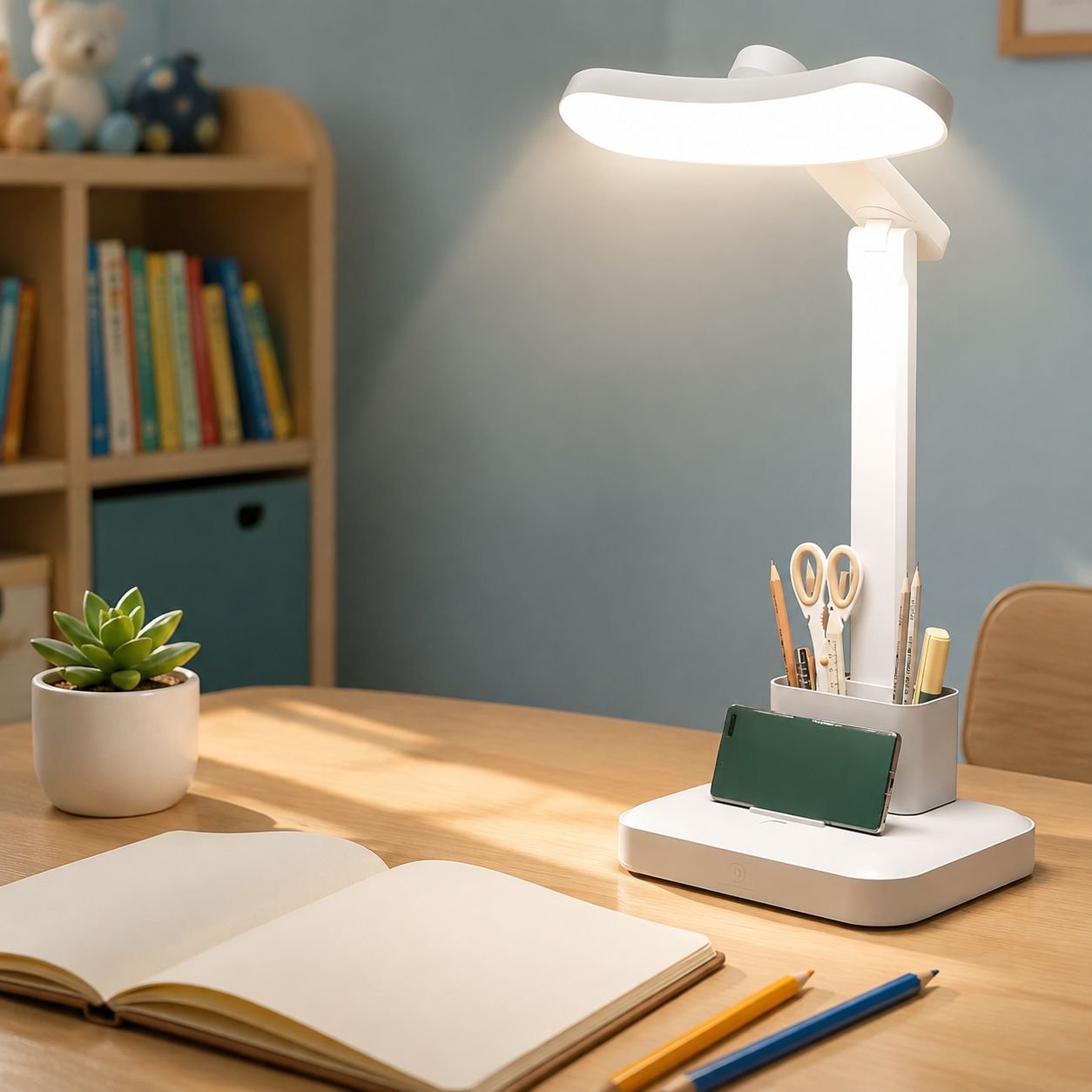 LED Schreibtischlampe für Schüler, augenschonend