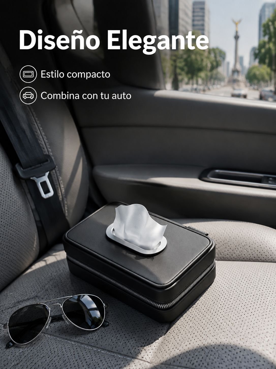Caja de pañuelos para automóvil Caja de pañuelos para automóvil Caja de pañuelos para automóvil La c