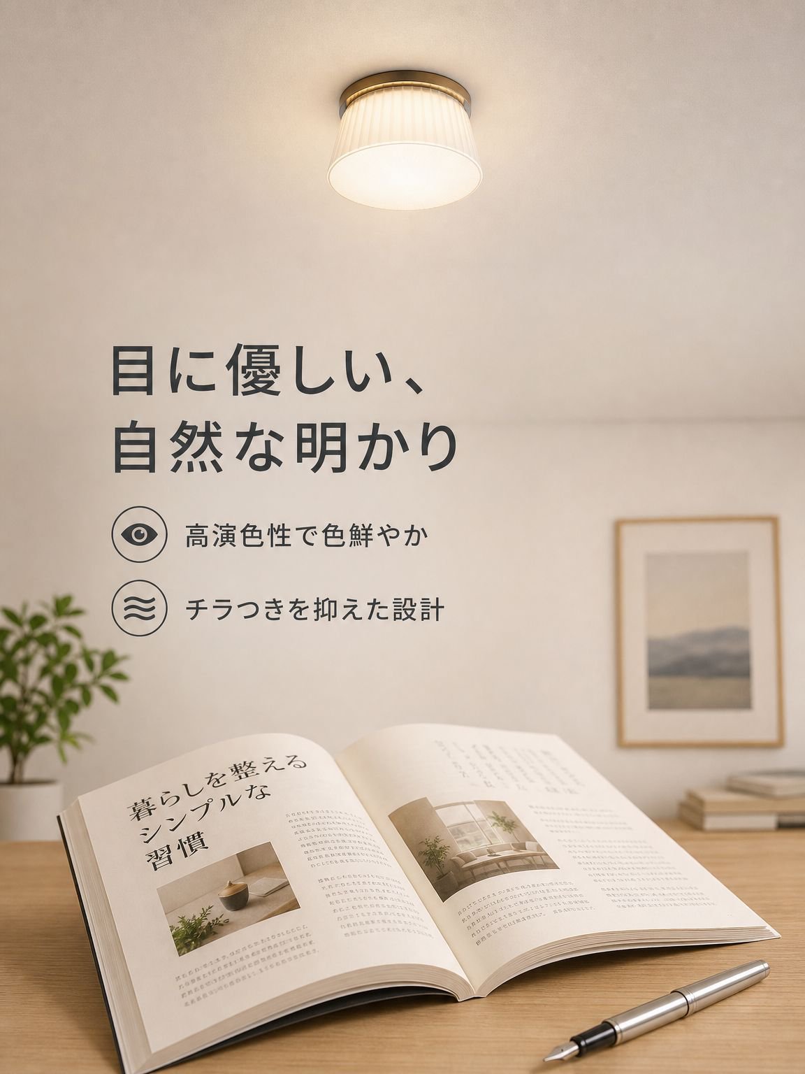 モダンスタイル寝室LED照明