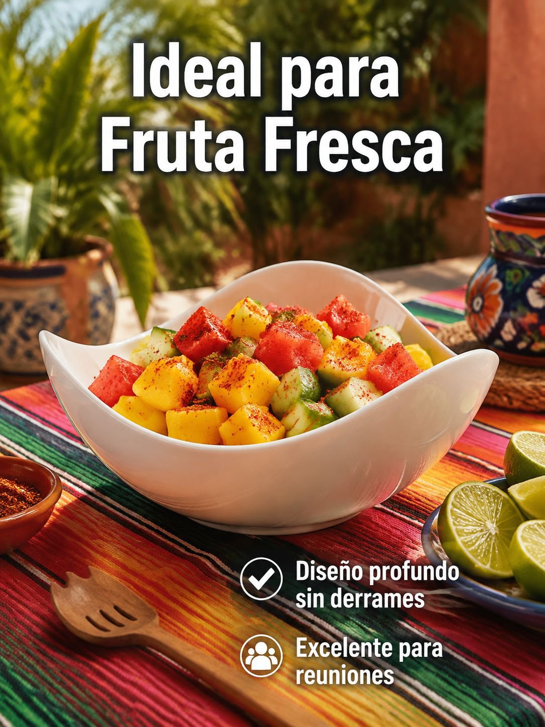 Bandeja surtida de frutas frescas