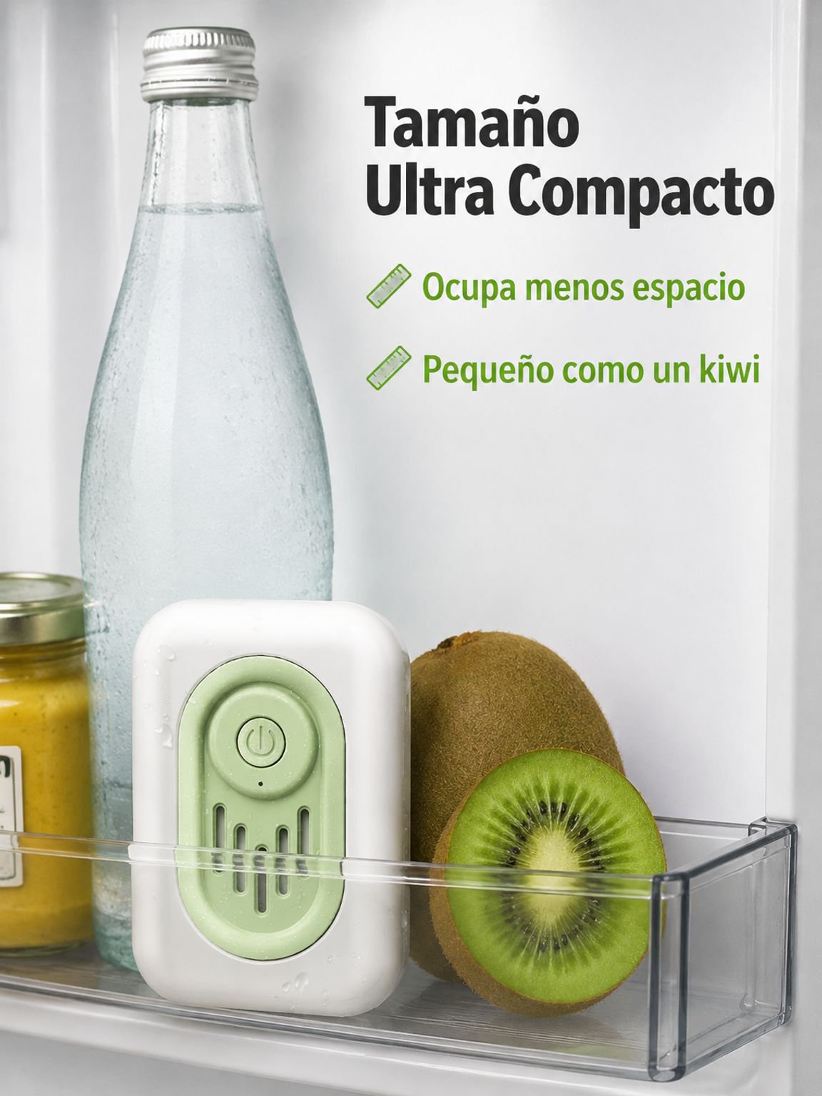 Household refrigerator deodorizer and sterilizer