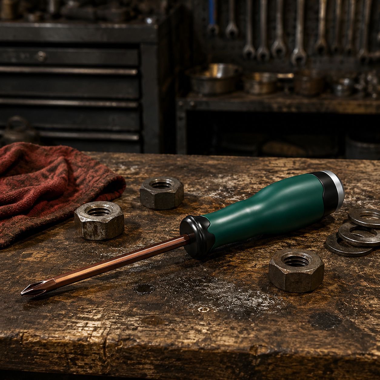 High-Hardness S2 Alloy Steel Flathead and Phillips Screwdrivers