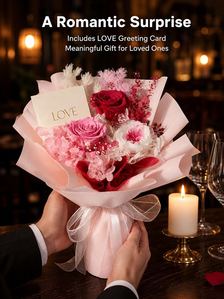 Preserved Bouquet Ornament
