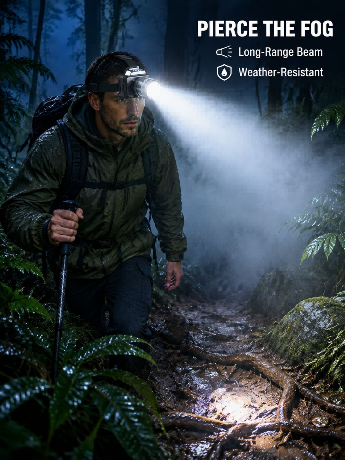 Multi-functional Fishing Tactical Headlamp