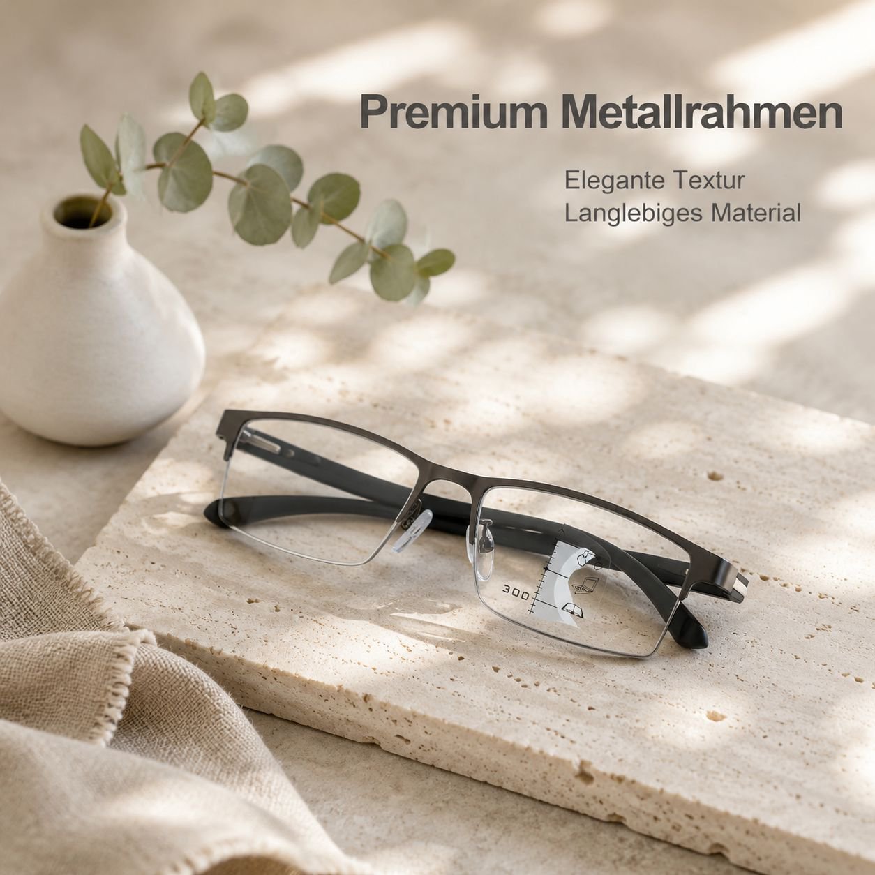 Multifokale photochrome Lesebrille