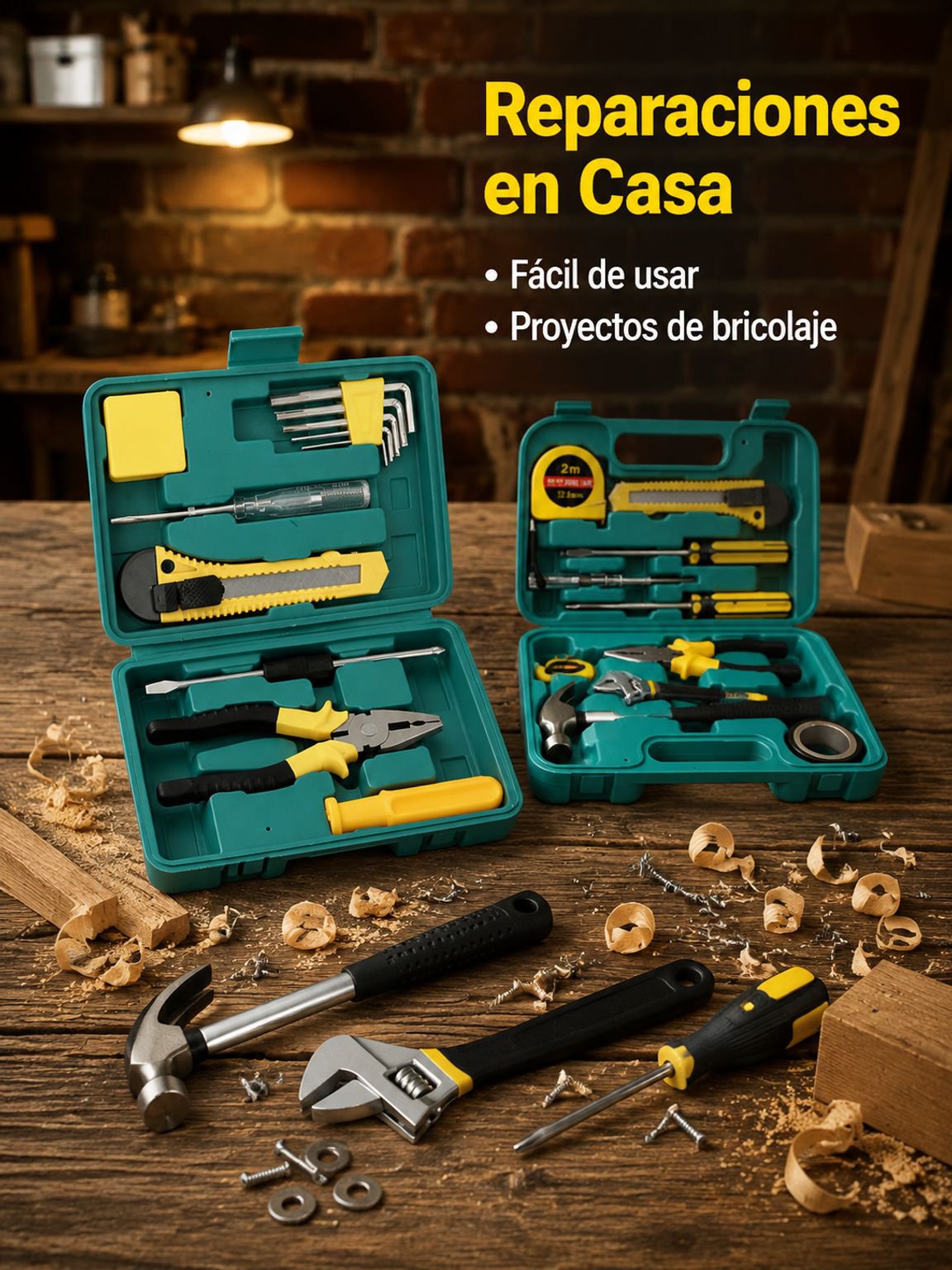Set de herramientas de alicates y tornillos multifuncional para el hogar