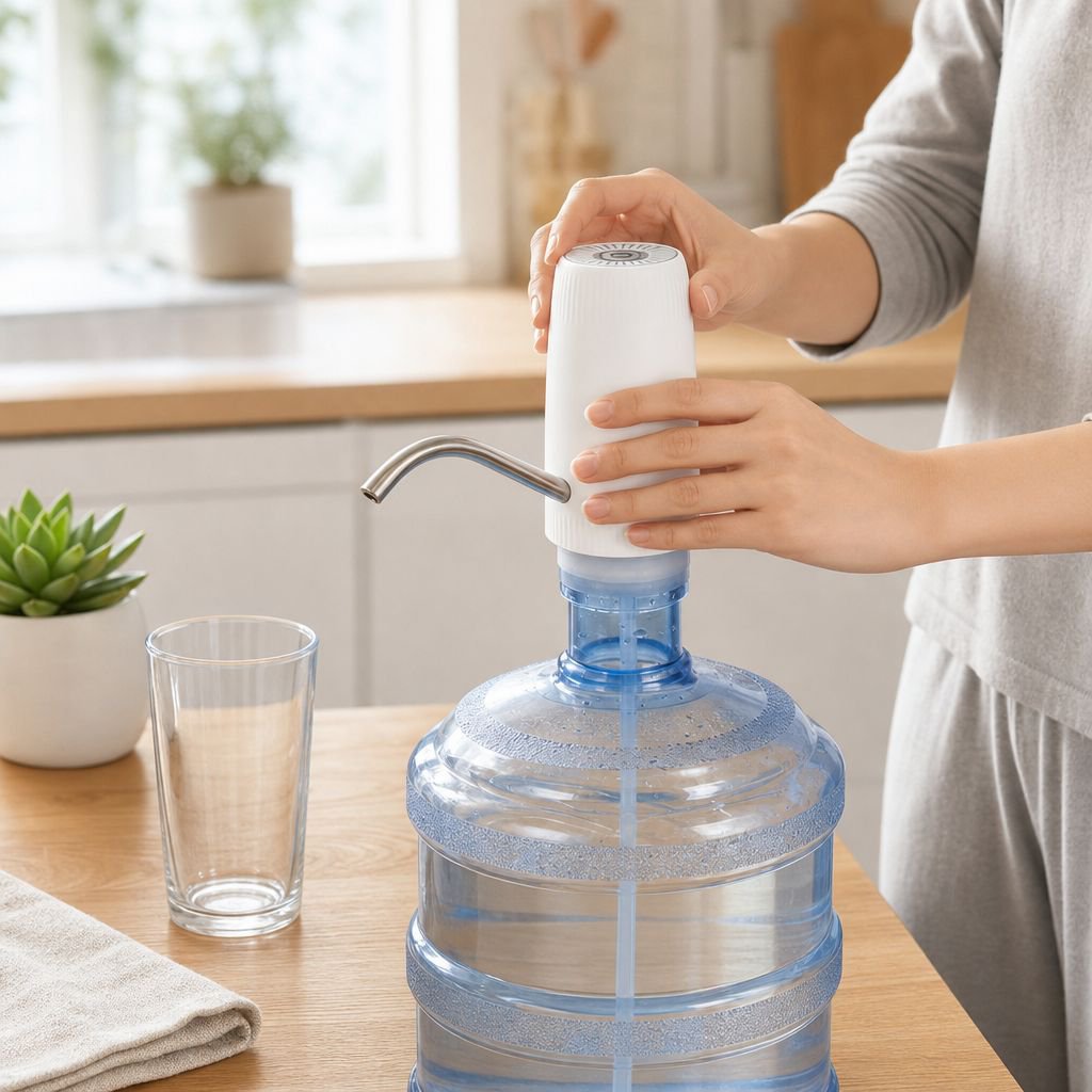 Tragbare elektrische Wasserpumpe für den Hausgebrauch, aufladbar und automatisch
