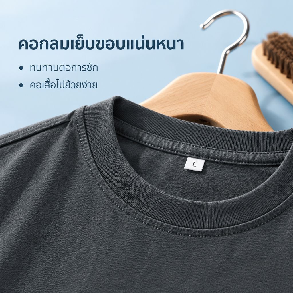 เสื้อยืดแขนยาวผ้าฝ้ายสำหรับผู้ชาย ดีไซน์ใหม่ ฤดูใบไม้ผลิ-ใบไม้ร่วง