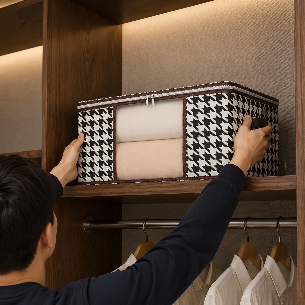 Multi-functional Moisture-proof and Dustproof Clothes Organizer display