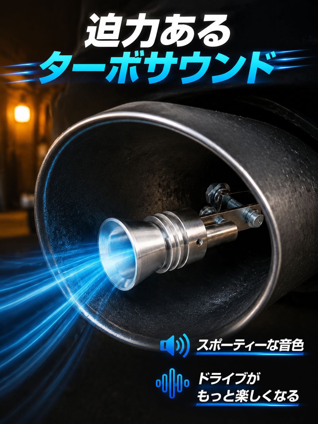 汎用車マフラーターボサウンドデバイス