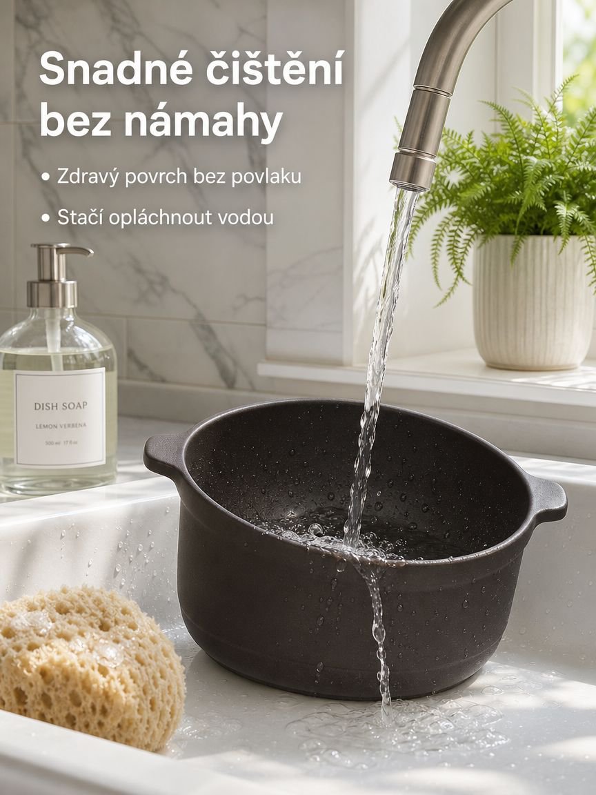 Žáruvzdorný keramický kastrol