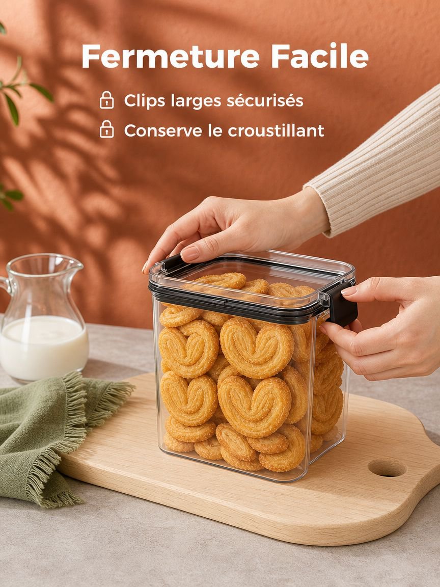 Rangement alimentaire pratique en cuisine