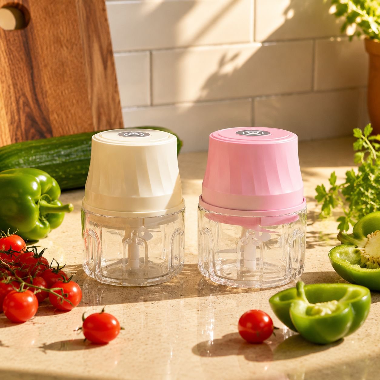 Multifunctional Electric Garlic Chopper Meat Mincer Food Processor
