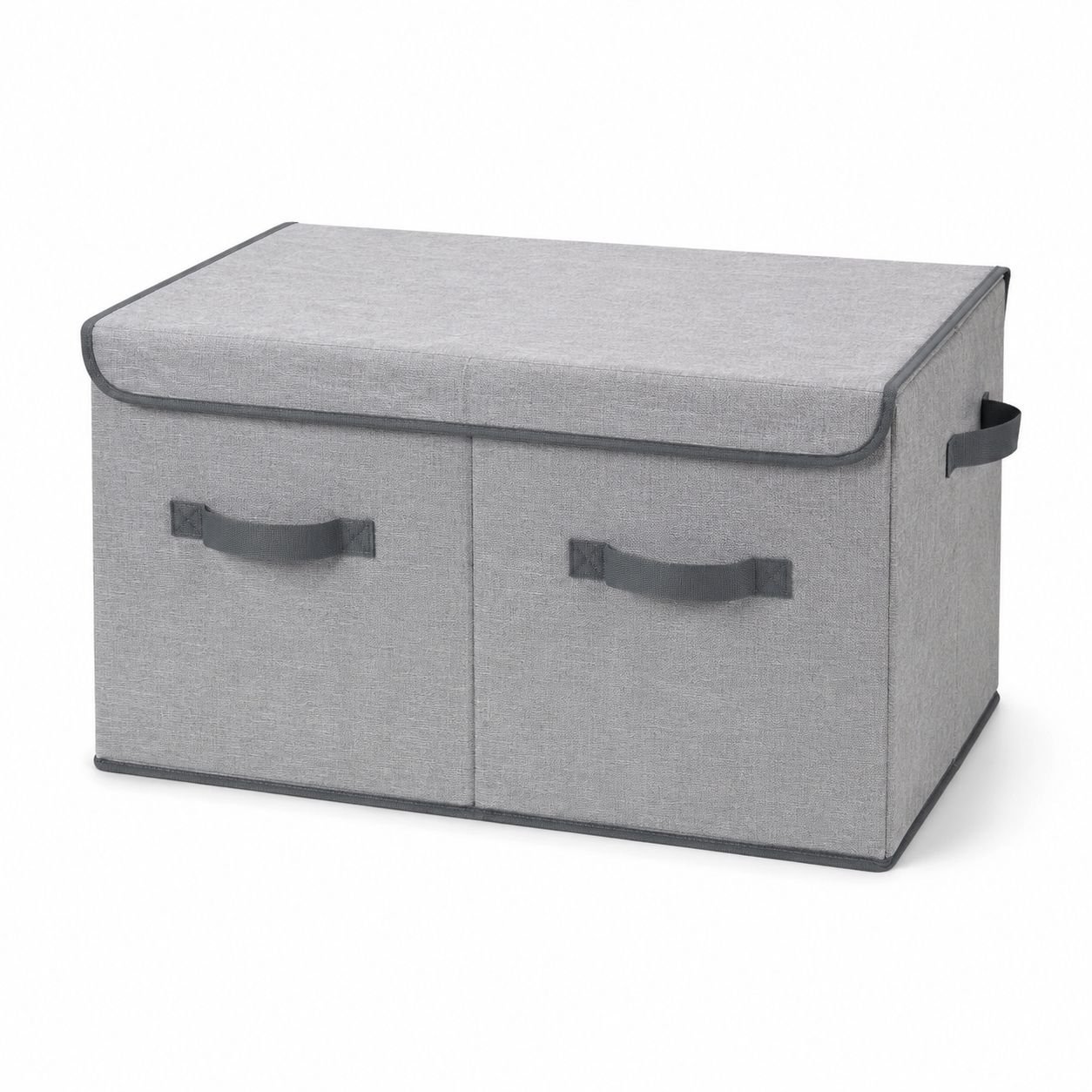 Foldable Waterproof Kids Toy Storage Box with Removable Lid and Divider