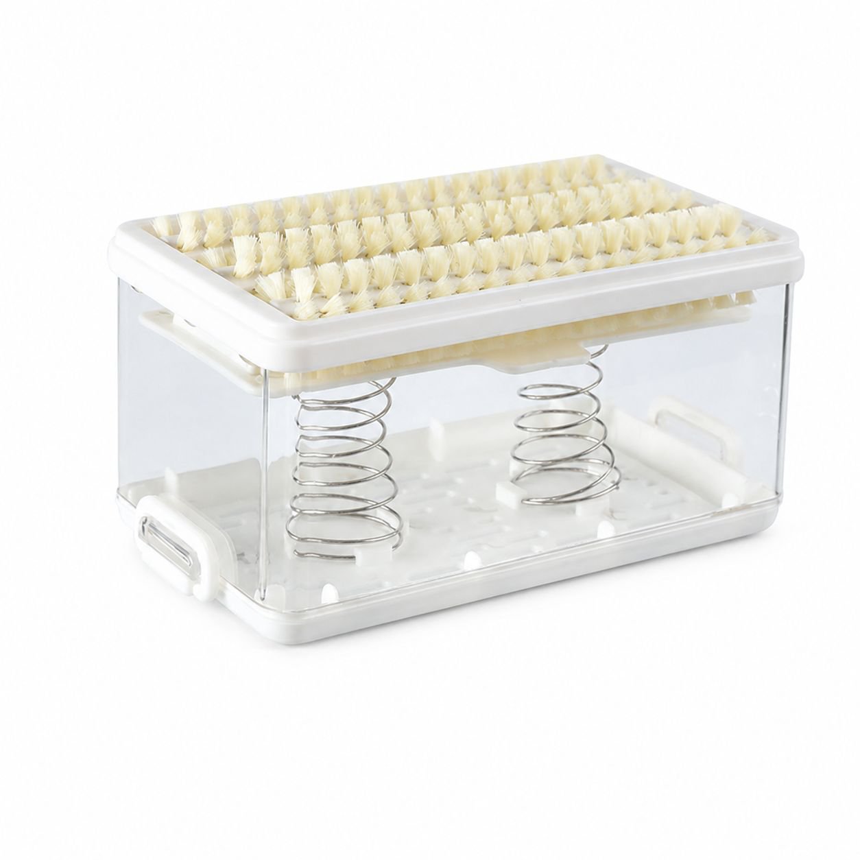 No-hand-wash Soap Foaming Box with Brush, Convenient Storage Case