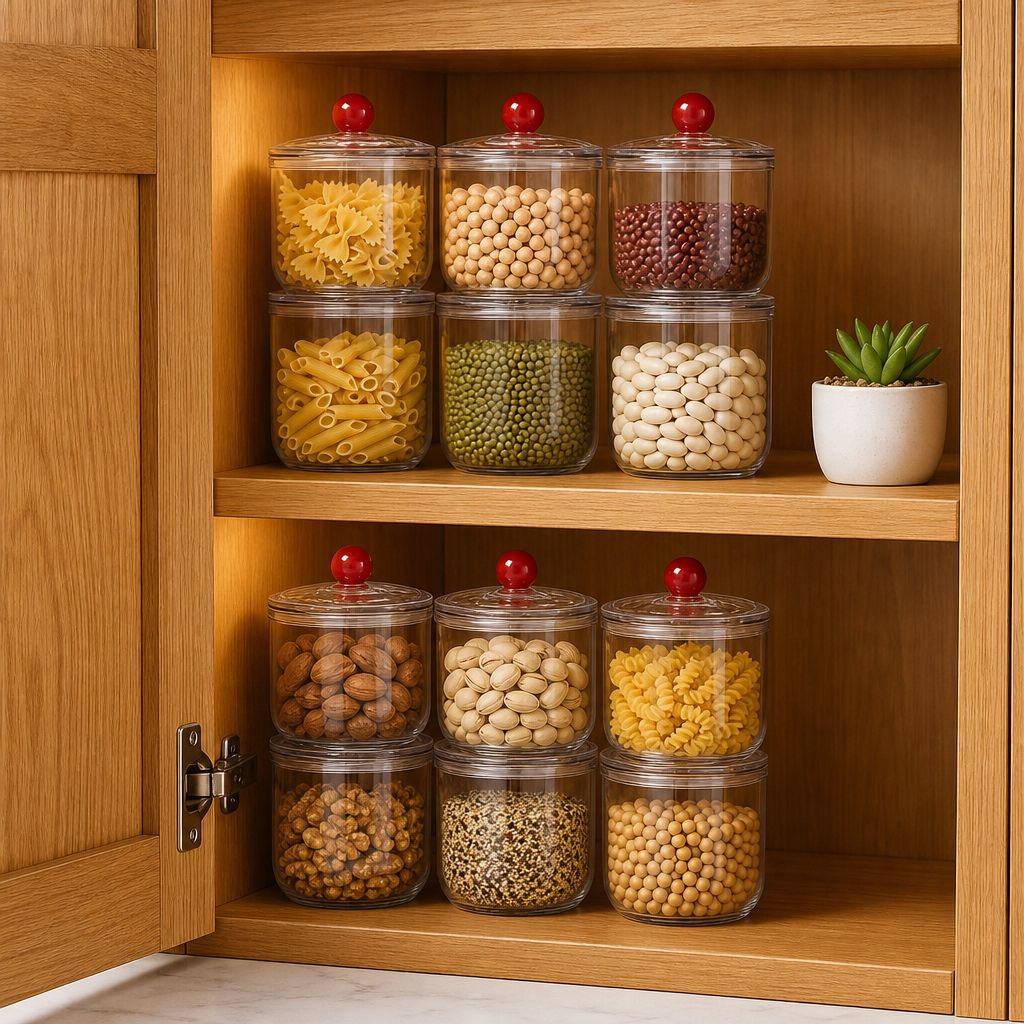 Large Capacity Airtight Jar for Storing Various Dried Foods and Snacks