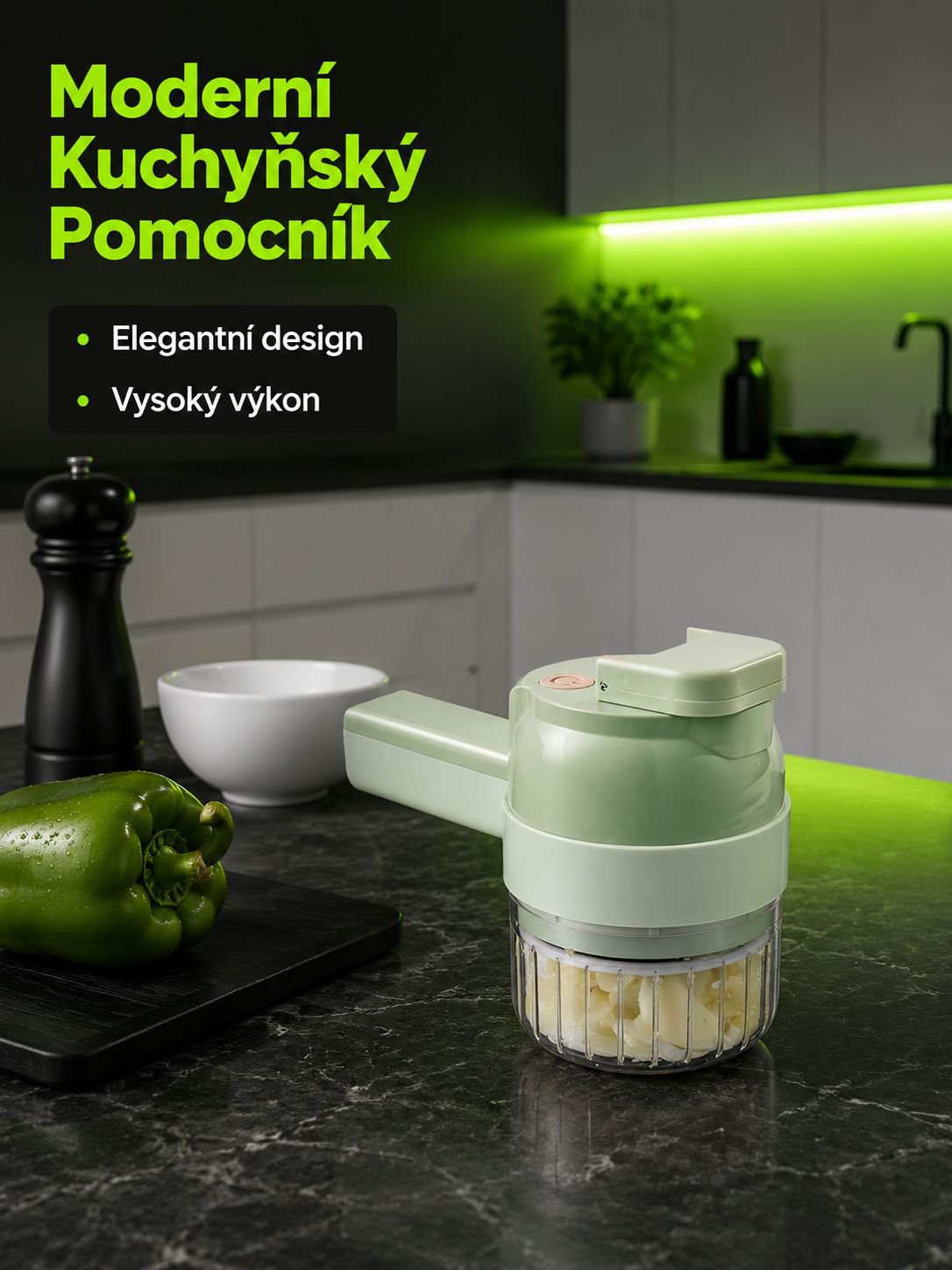 Multifunkční ruční kuchyňský kráječ na plátky