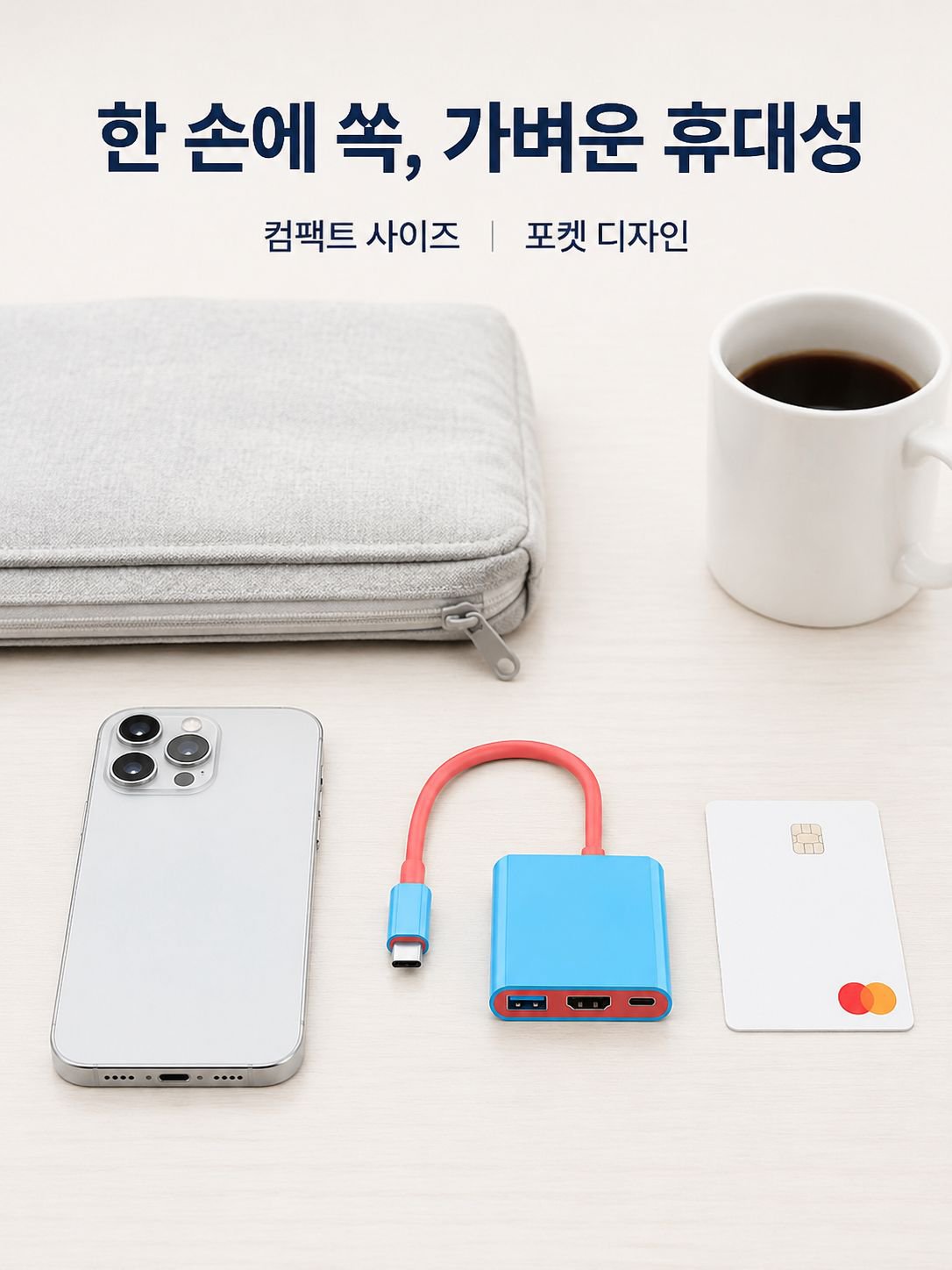 휴대용 확장 도크 미러링기