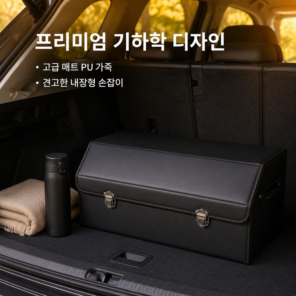 대용량 접이식 차량용 수납함