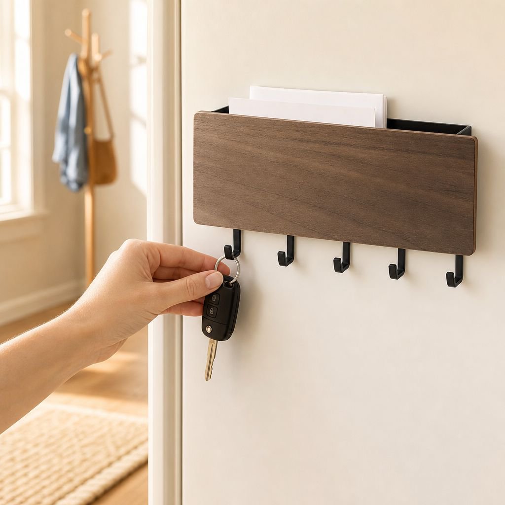 Entryway Multi-Purpose Key Holder Rack