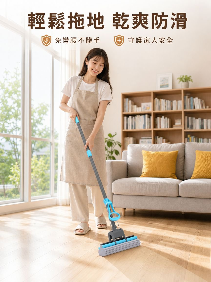 清潔地板拖把