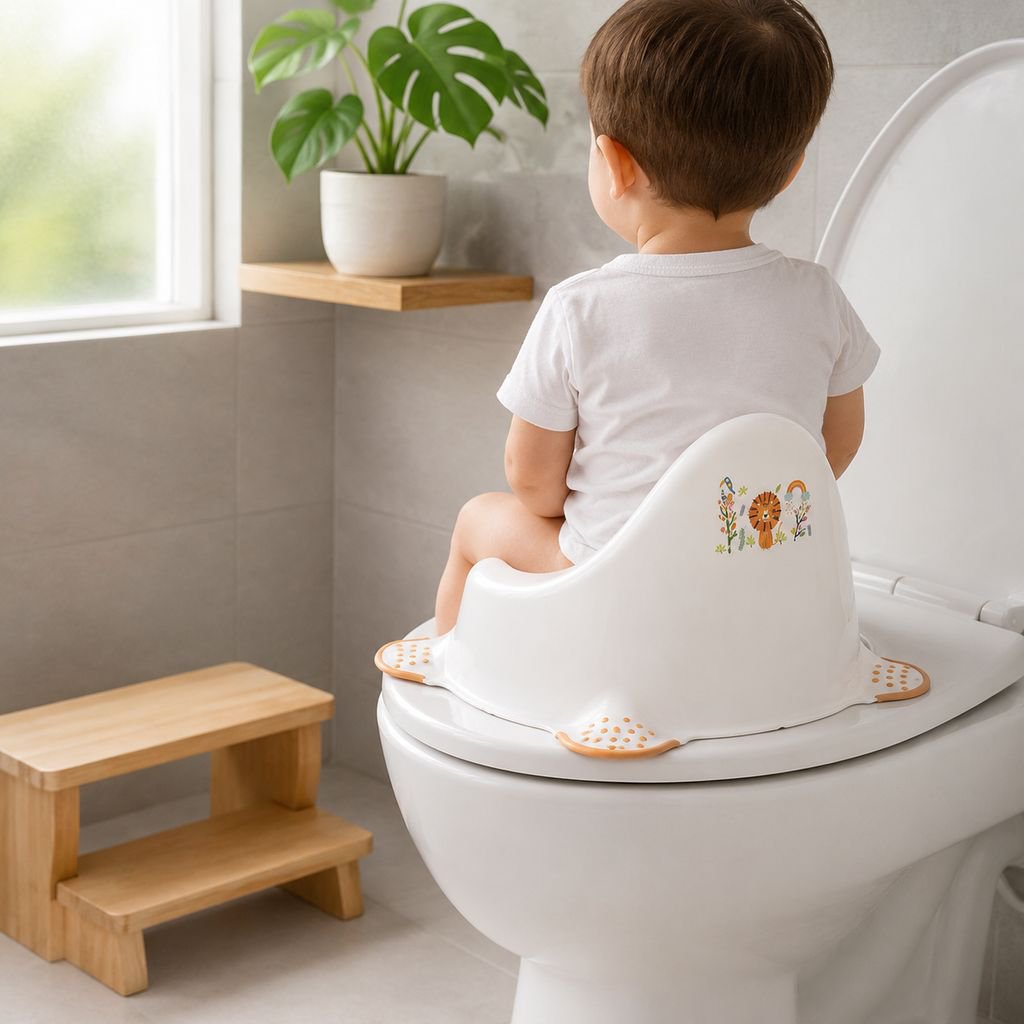Asiento antideslizante para entrenamiento de baño infantil