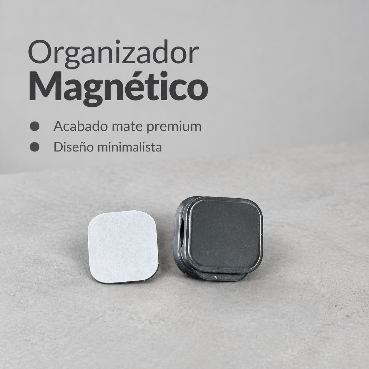 Organizador de Cables Magnético Clips para Cable de Carga USB Escritorio y Auto