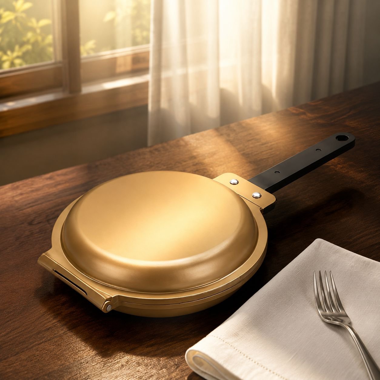 Breakfast pan for quick and healthy meals