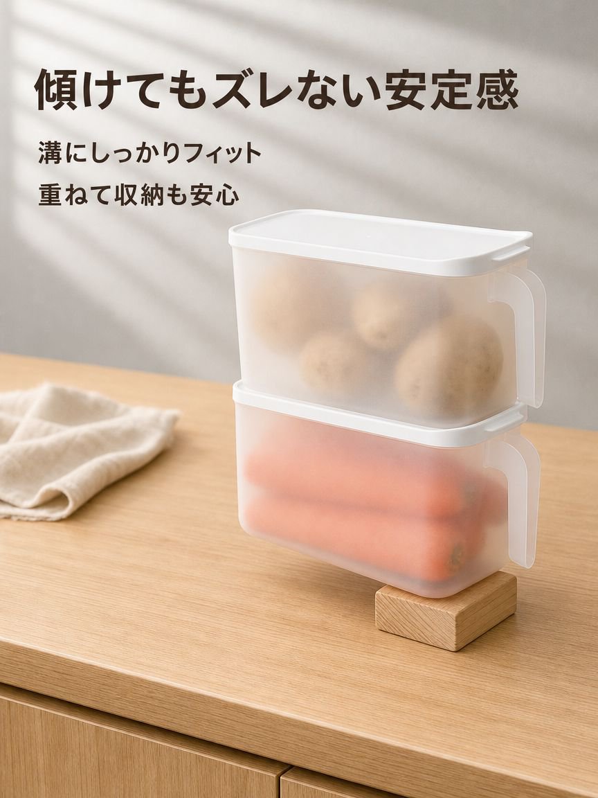 食品グレードの冷蔵庫用保存容器