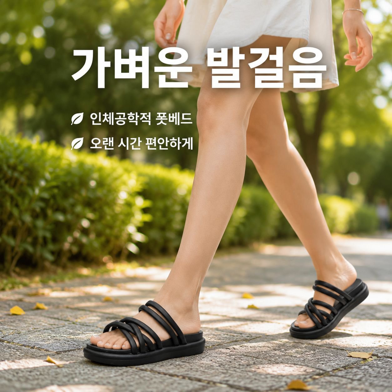 트렌디한 로마 스타일 플랫폼 샌들 여름 신상