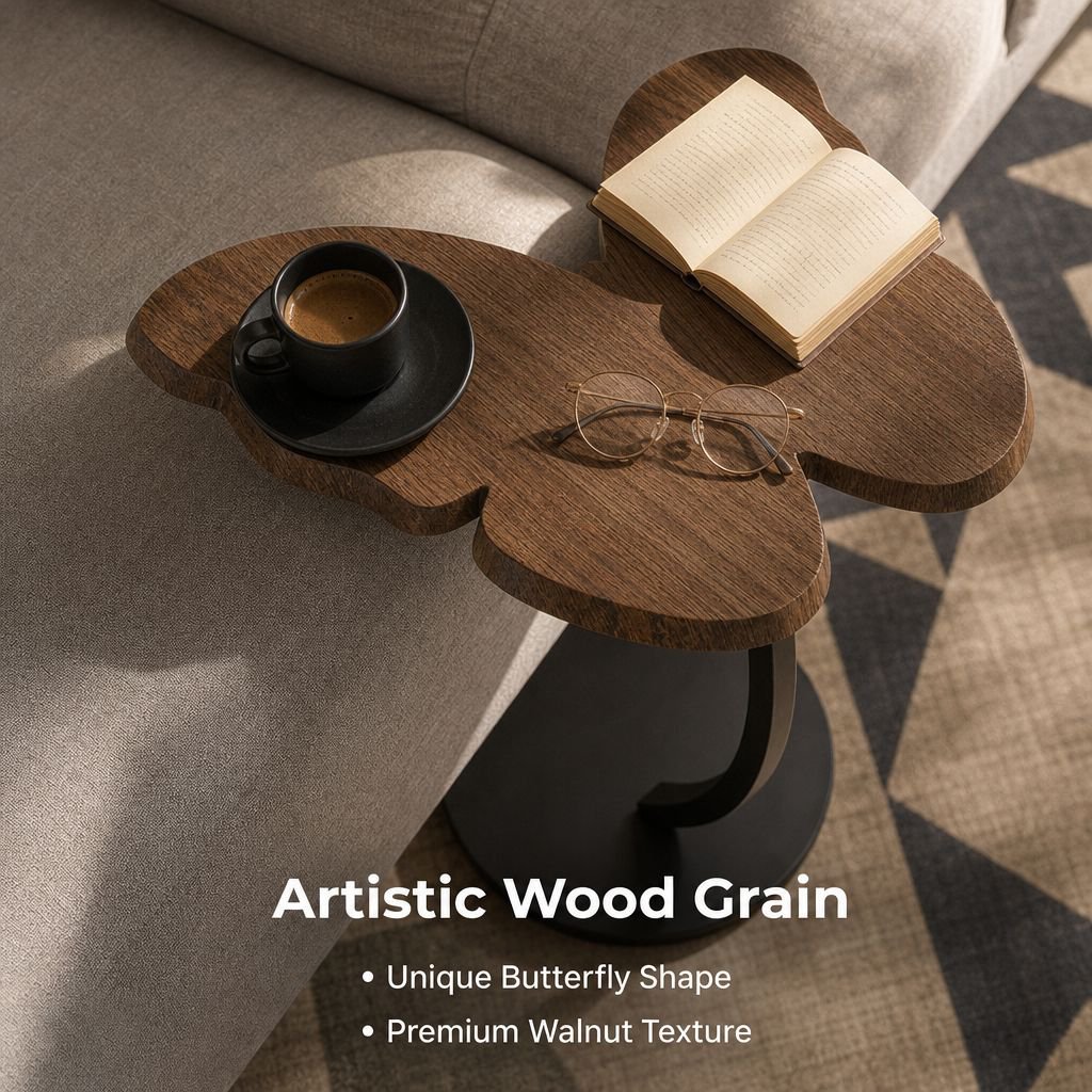 Multifunctional sofa side table