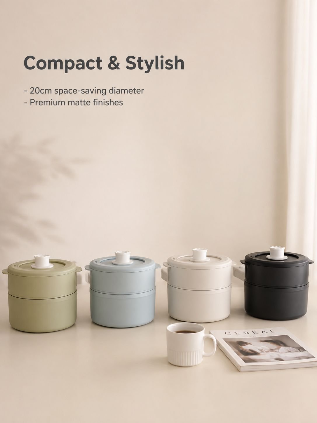 Energy efficient electric pot for quick meals