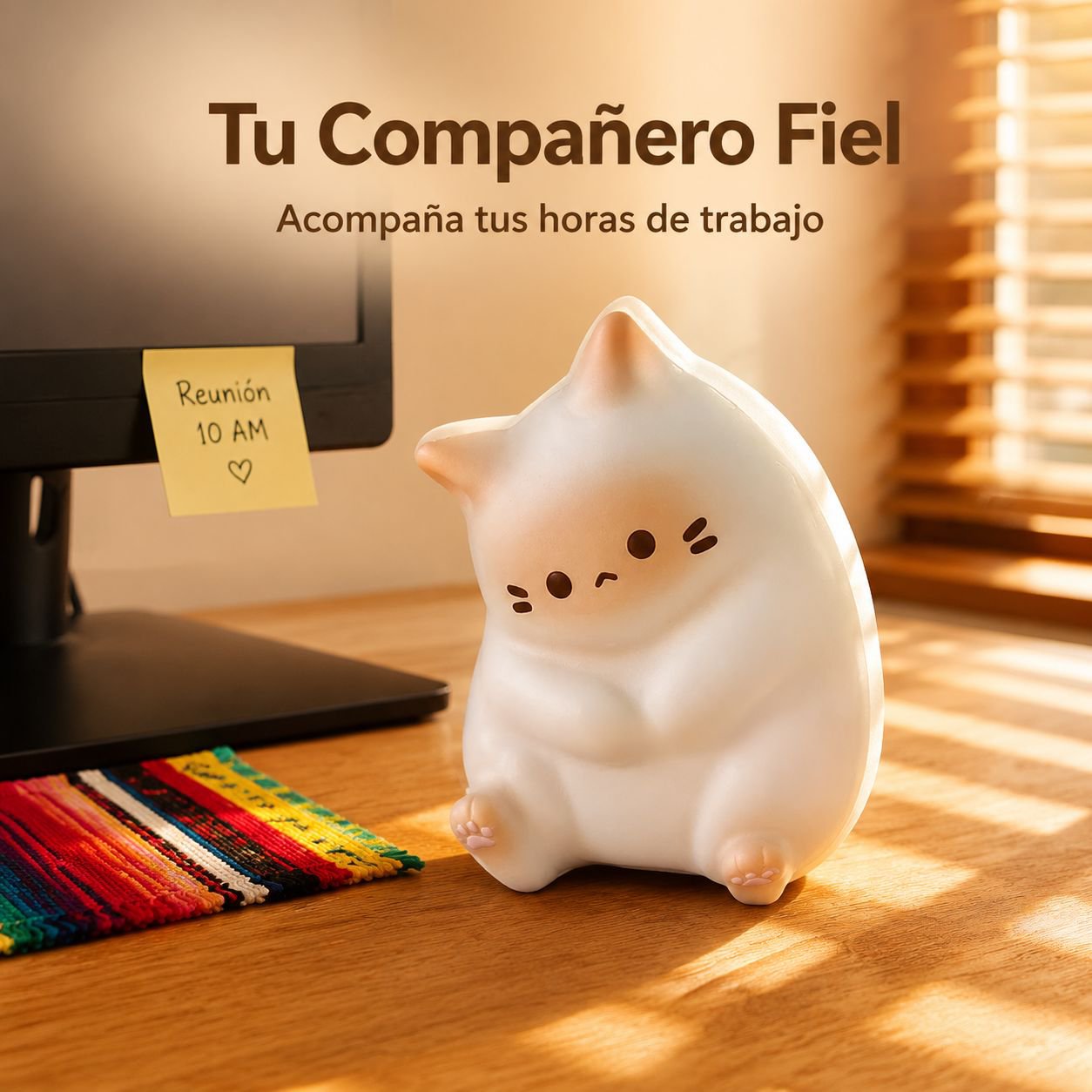 Muñeco viral de gato Keke para aliviar el estrés, juguete de escritorio
