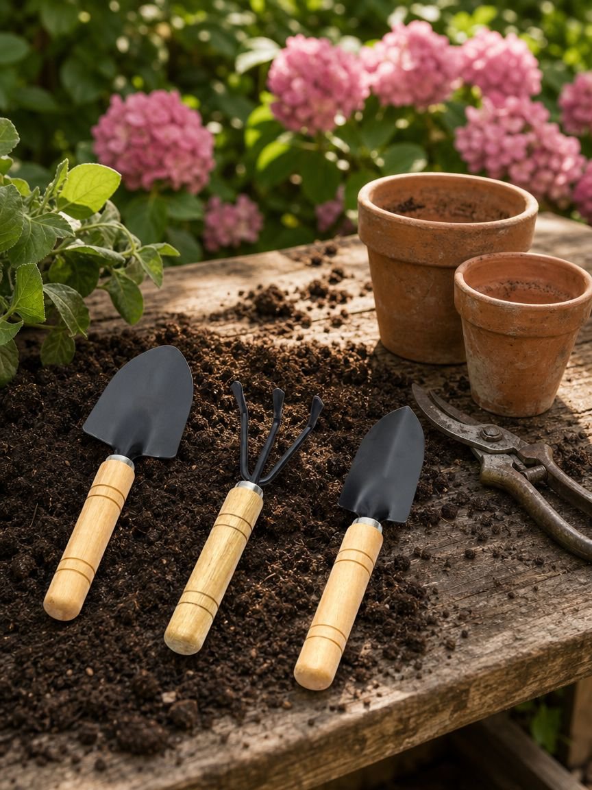 3-piece garden tool set for home gardening