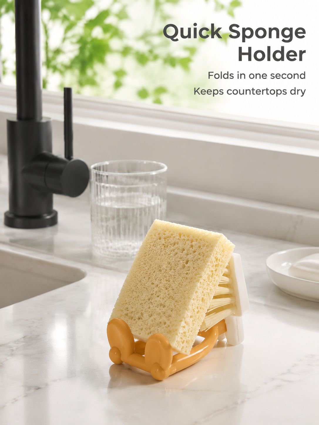 Foldable No-Dead-Angle Triangle Cleaning Brush