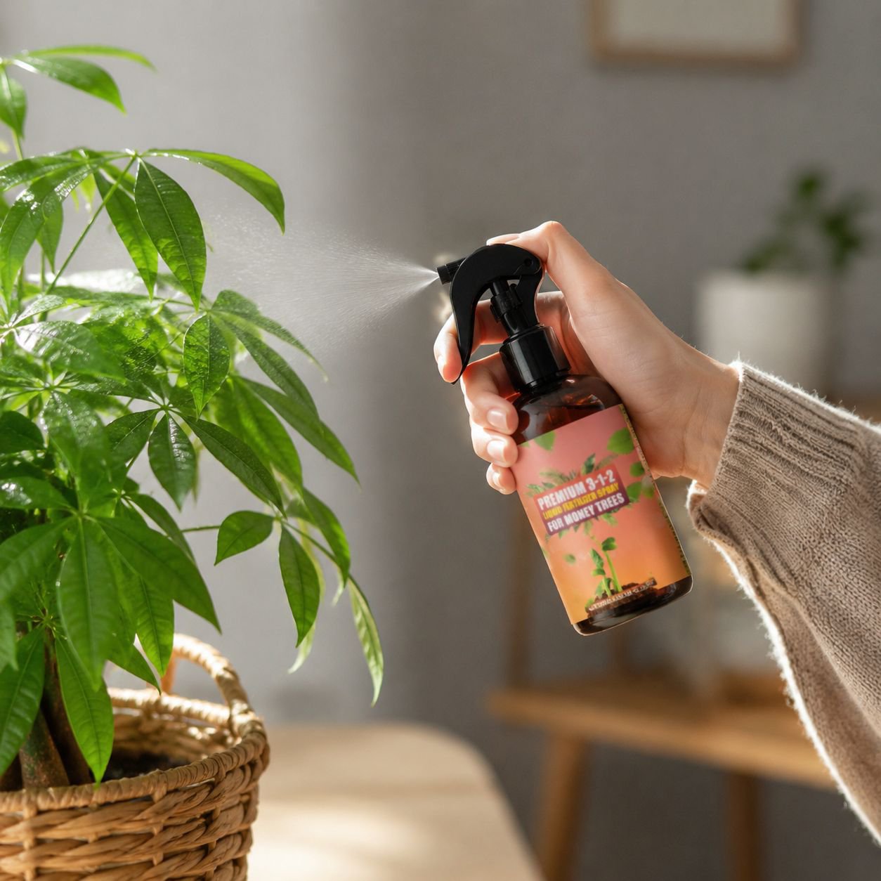 Potted green leafy flowers liquid fertilizer spray nutrient supplement rooting flower fertilizer