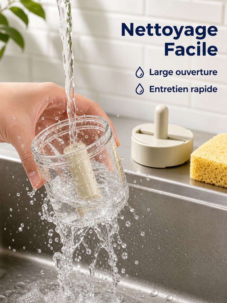 Bouteille transparente pour épices cuisine
