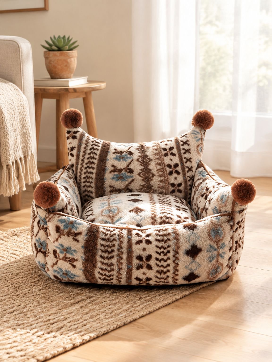 Sofá cálido para mascotas, otoño e invierno