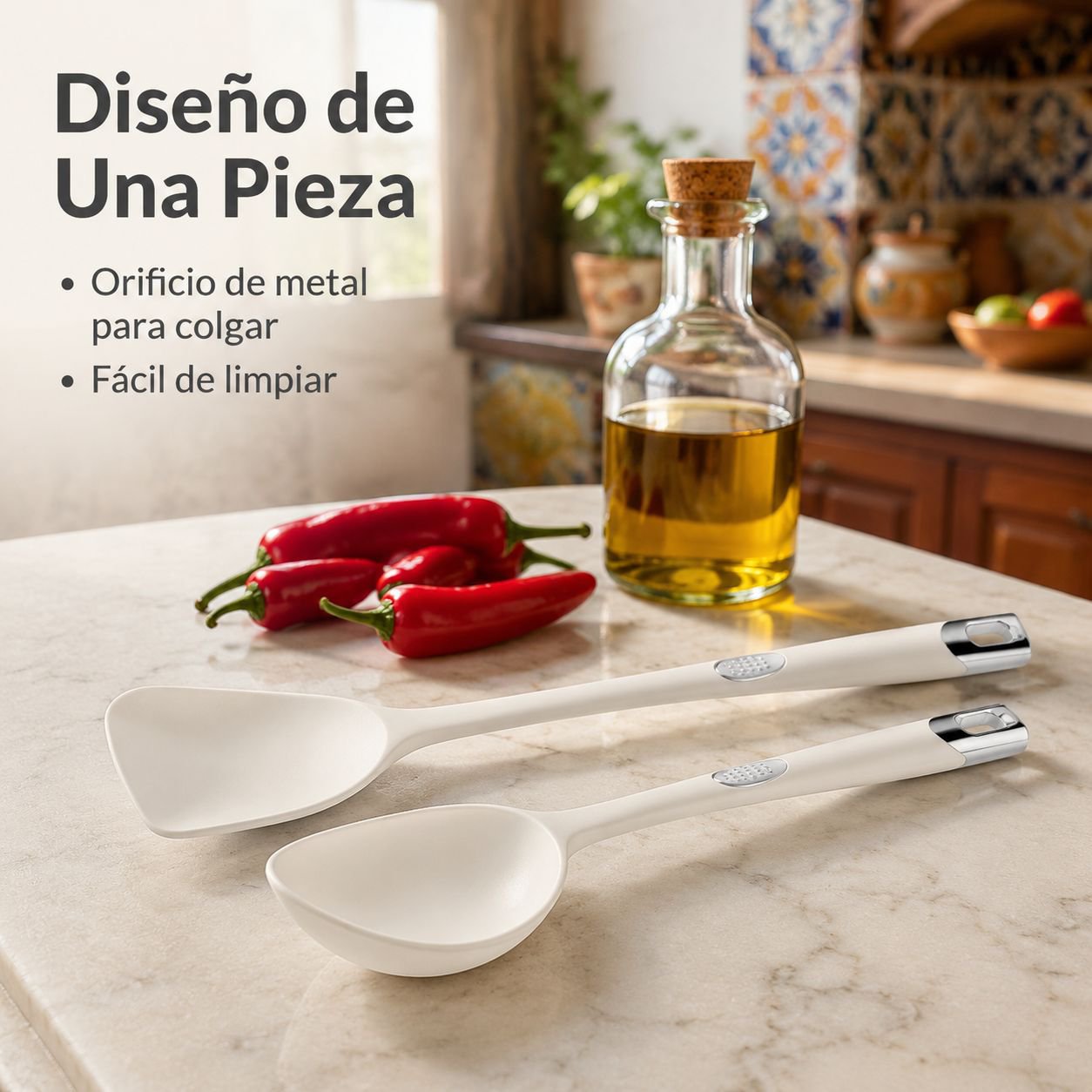 Utensilios de silicona resistentes al calor