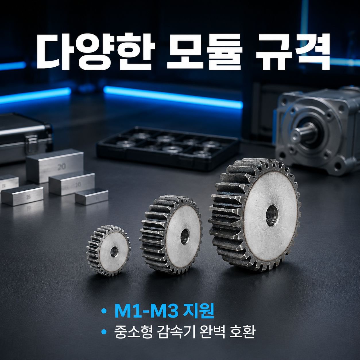 고정밀 비표준 전동 기어 가공